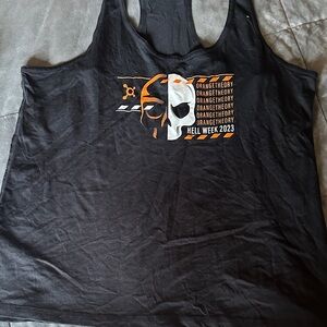 Orangetheory Black Tank with Orange Logo